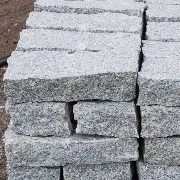 Granit Mauersteine Granitblöcke 10 x 20 x 40 cm - 24 Tonnen
