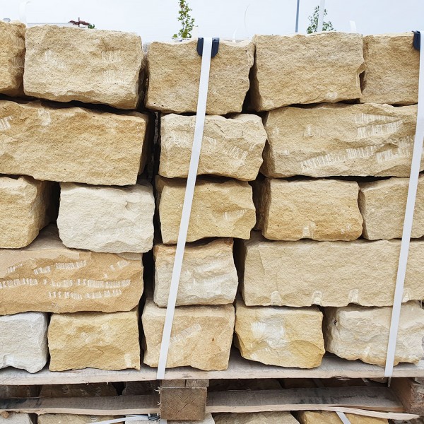 Sandstein Mauerstein 15 x 20 x 40 cm - 1 Stück