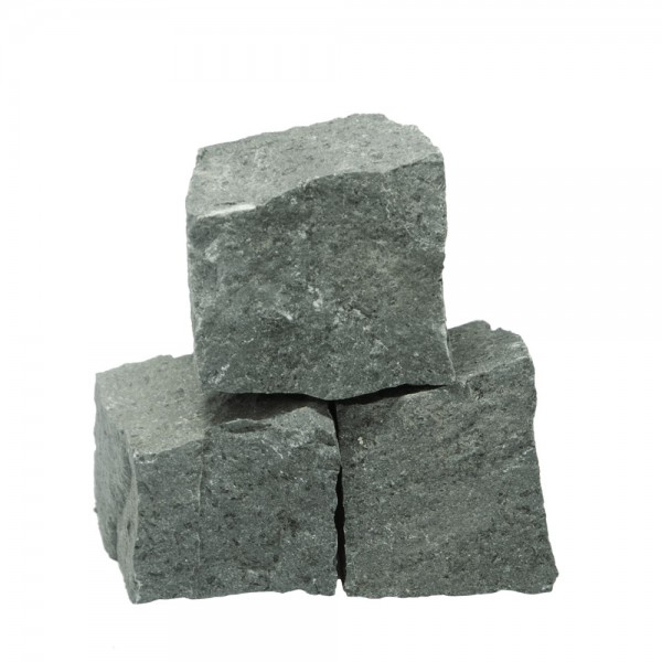 Basaltpflaster 15 x 17 cm aus Böhmen - 24 Tonnen - ca. 67 qm